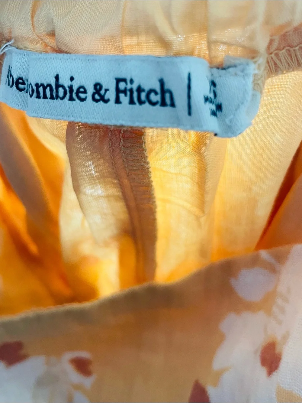 Abercrombie & Fitch Soft Yellow Floral Dress Blogger Fav